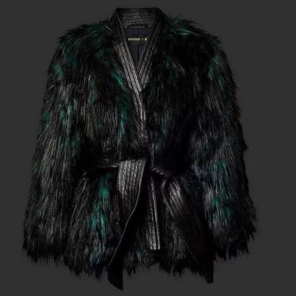 Balmain Jackets & Blazers - Balmain Faux Fur beautiful piece!!